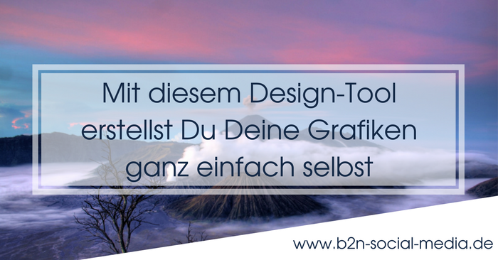 Mit diesem Design-Tool erstellst Du Deine Grafiken ganz einfach selbst