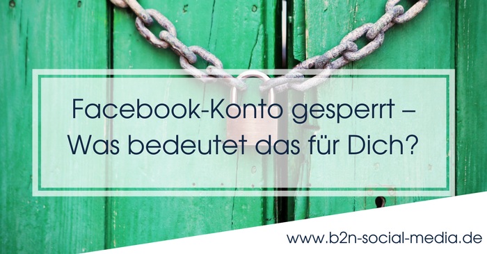 Wie facebook lange gesperrt vorübergehend VIDEO: Facebook