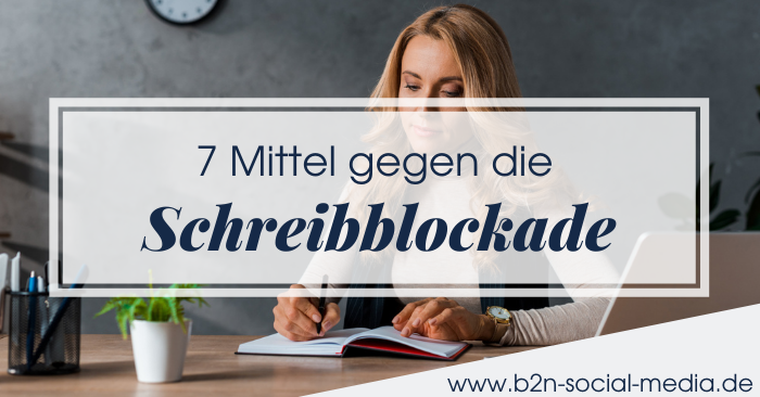 7 Mittel gegen die Schreibblockade