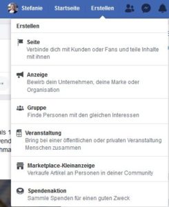 Facebook unternehmensseite erstellen